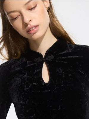 Foto del prodotto Reserved - Blusa con chiusura decorativa - nero