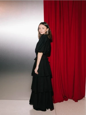 Foto del prodotto Reserved - Blusa con maniche a palloncino - nero