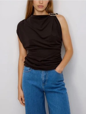 Foto del prodotto Reserved - Blusa con modal - marrone scuro