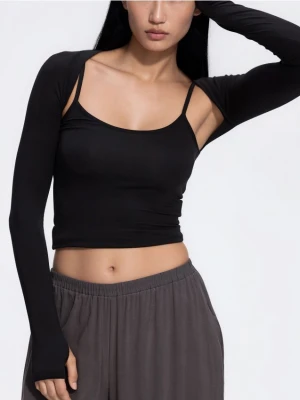 Foto del prodotto Reserved - Blusa con modal - nero
