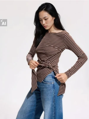 Foto del prodotto Reserved - Blusa con nodo - multicolore