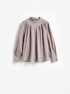 Foto del prodotto Reserved - Blusa in cotone a quadri - multicolore