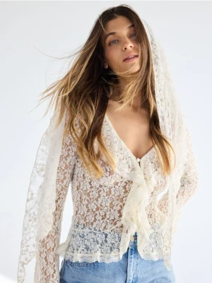 Foto del prodotto Reserved - Blusa in pizzo - nude
