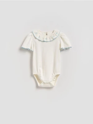 Foto del prodotto Reserved - Body con colletto - panna