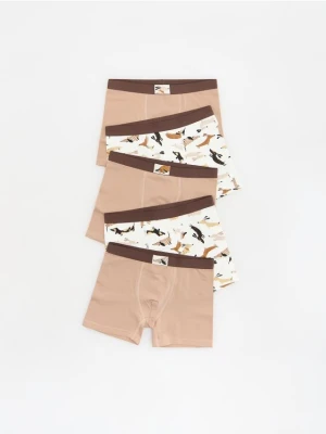Foto del prodotto Reserved - Boxer in cotone confezione da 5 - beige