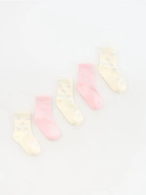Foto del prodotto Reserved - Calzini con filo metallizzato – confezione da 5 - rosa