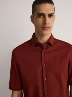 Foto del prodotto Reserved - Camicia a maniche corte regular fit - bordeaux