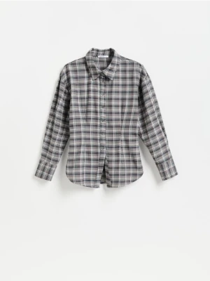 Foto del prodotto Reserved - Camicia a quadri sfiancata - grigio medio