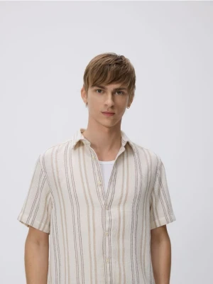 Foto del prodotto Reserved - Camicia comfort strutturata - beige