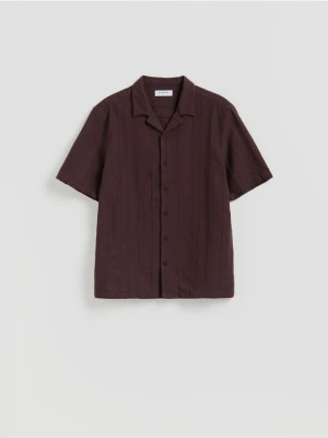 Foto del prodotto Reserved - Camicia comfort strutturata - bordeaux