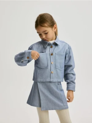 Foto del prodotto Reserved - Camicia corta con colletto - blu