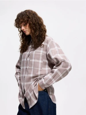 Foto del prodotto Reserved - Camicia di cotone a quadri - beige