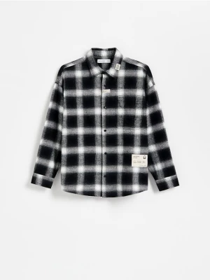 Foto del prodotto Reserved - Camicia di cotone a quadri - nero