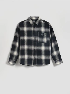 Foto del prodotto Reserved - Camicia di cotone a quadri - nero