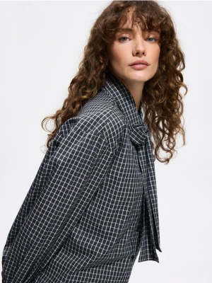 Foto del prodotto Reserved - Camicia in cotone con allacciatura - nero