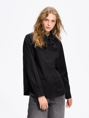Foto del prodotto Reserved - Camicia in cotone con fiocco - nero