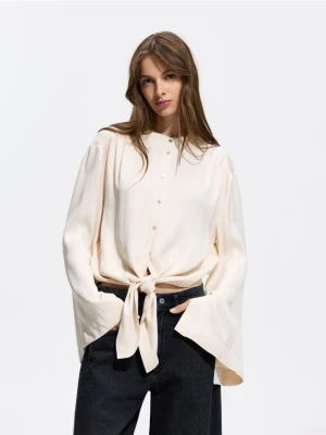 Foto del prodotto Reserved - Camicia in misto lyocell - panna