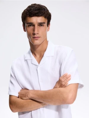 Foto del prodotto Reserved - Camicia in mussola comfort fit - bianco