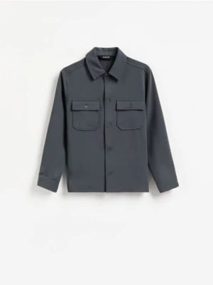 Foto del prodotto Reserved - Camicia regular fit a maniche corte - blu scuro