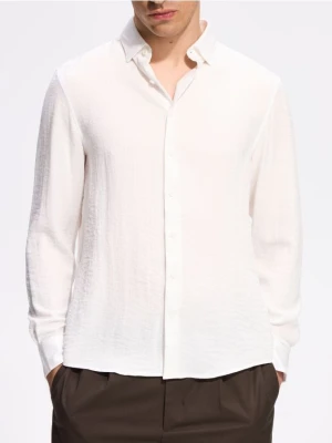 Foto del prodotto Reserved - Camicia regular fit a maniche corte - panna