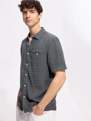 Foto del prodotto Reserved - Camicia regular fit a quadri - verde scuro