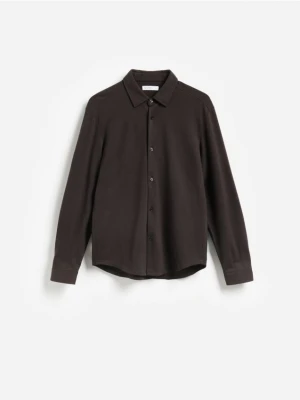 Foto del prodotto Reserved - Camicia regular fit con viscosa - verde