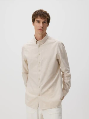 Foto del prodotto Reserved - Camicia regular fit in cotone egiziano - beige