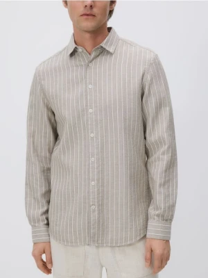 Foto del prodotto Reserved - Camicia regular fit in cotone egiziano - beige