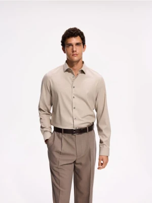 Foto del prodotto Reserved - Camicia slim fit misto lana - beige