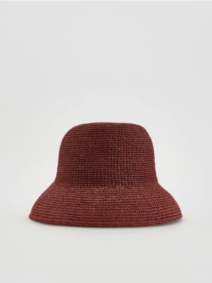 Foto del prodotto Reserved - Cappello di paglia intrecciato - bordeaux