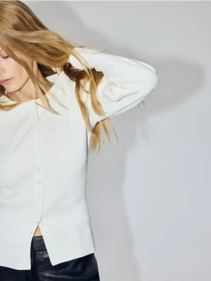 Foto del prodotto Reserved - Cardigan con maniche a palloncino - nude