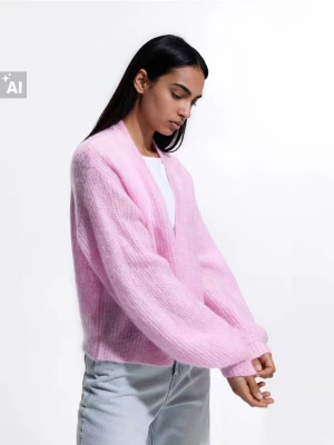 Foto del prodotto Reserved - Cardigan con mohair - rosa pastello