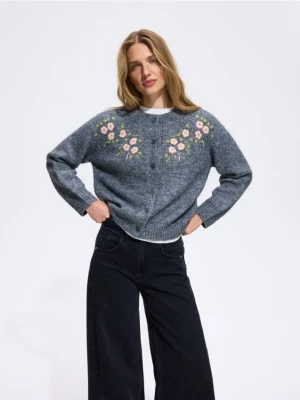 Foto del prodotto Reserved - Cardigan con ricamo - grigio medio