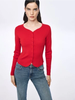 Foto del prodotto Reserved - Cardigan con viscosa - rosso