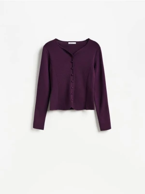 Foto del prodotto Reserved - Cardigan con viscosa - viola scuro