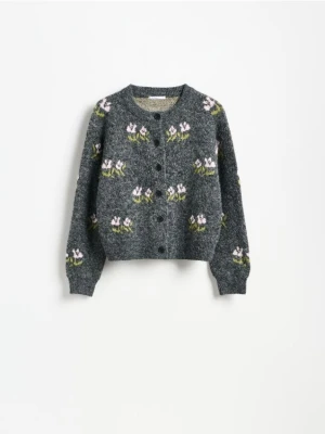 Foto del prodotto Reserved - Cardigan in jacquard floreale - multicolore