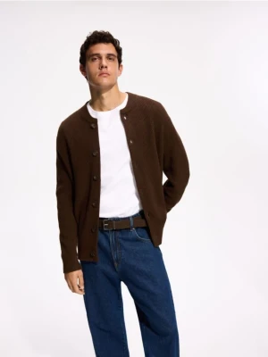 Foto del prodotto Reserved - Cardigan in misto lana - marrone scuro