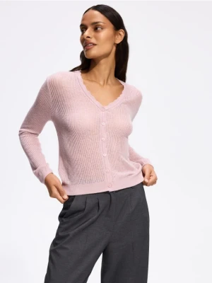 Foto del prodotto Reserved - Cardigan in misto lana - rosa pastello