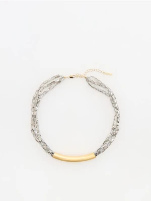 Foto del prodotto Reserved - Collana di perline - grigio chiaro
