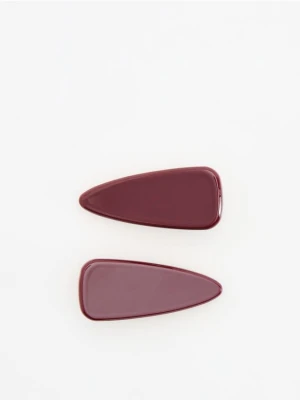 Foto del prodotto Reserved - Confezione da 2 fermagli per capelli - bordeaux