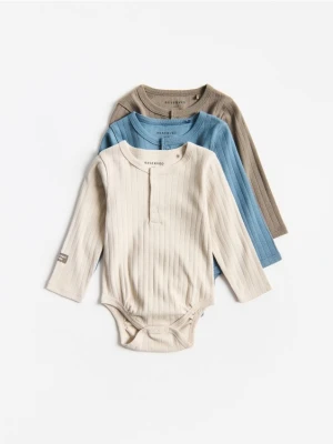 Foto del prodotto Reserved - Confezione da 3 body in cotone - nude
