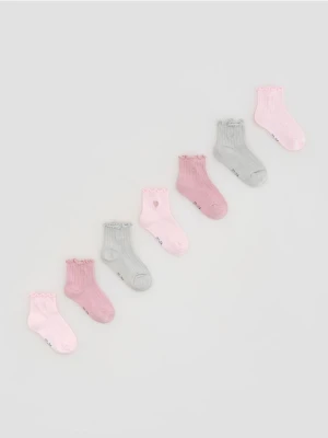 Foto del prodotto Reserved - Confezione da 7 paia di calze - rosa pastello