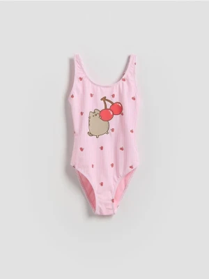 Foto del prodotto Reserved - Costume intero Pusheen - rosa pastello