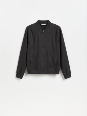 Foto del prodotto Reserved - Felpa bomber con zip - grigio scuro