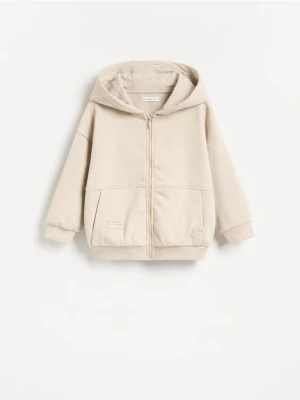Foto del prodotto Reserved - Felpa con cappuccio in cotone - beige