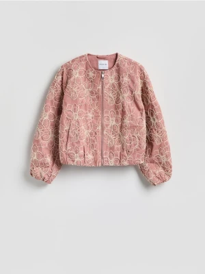 Foto del prodotto Reserved - Giacca bomber con dettaglio ricamato - rosa cipria