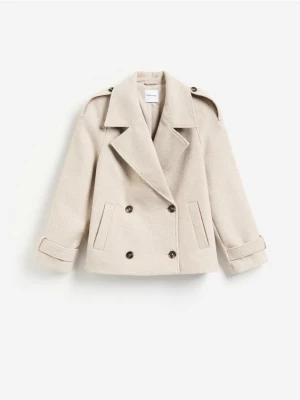 Foto del prodotto Reserved - Giacca corta con lana - beige
