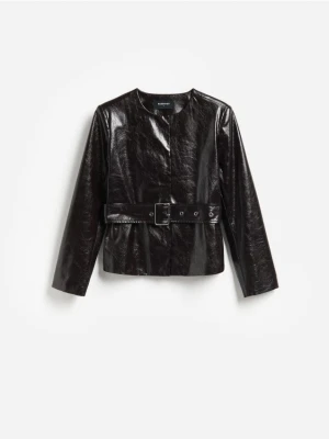 Foto del prodotto Reserved - Giacca da completo in eco pelle - marrone scuro