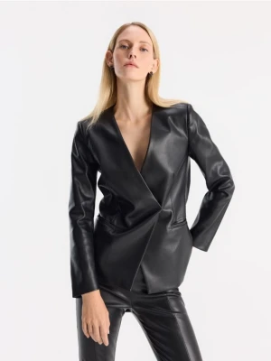 Foto del prodotto Reserved - Giacca da completo in eco pelle - nero