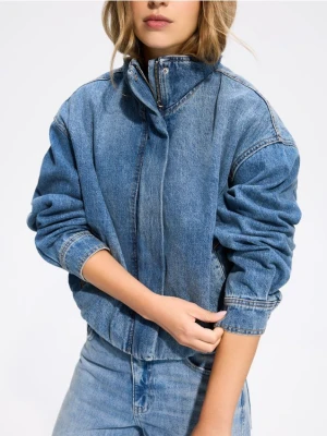 Foto del prodotto Reserved - Giacca in jeans con collo rialzato - blu